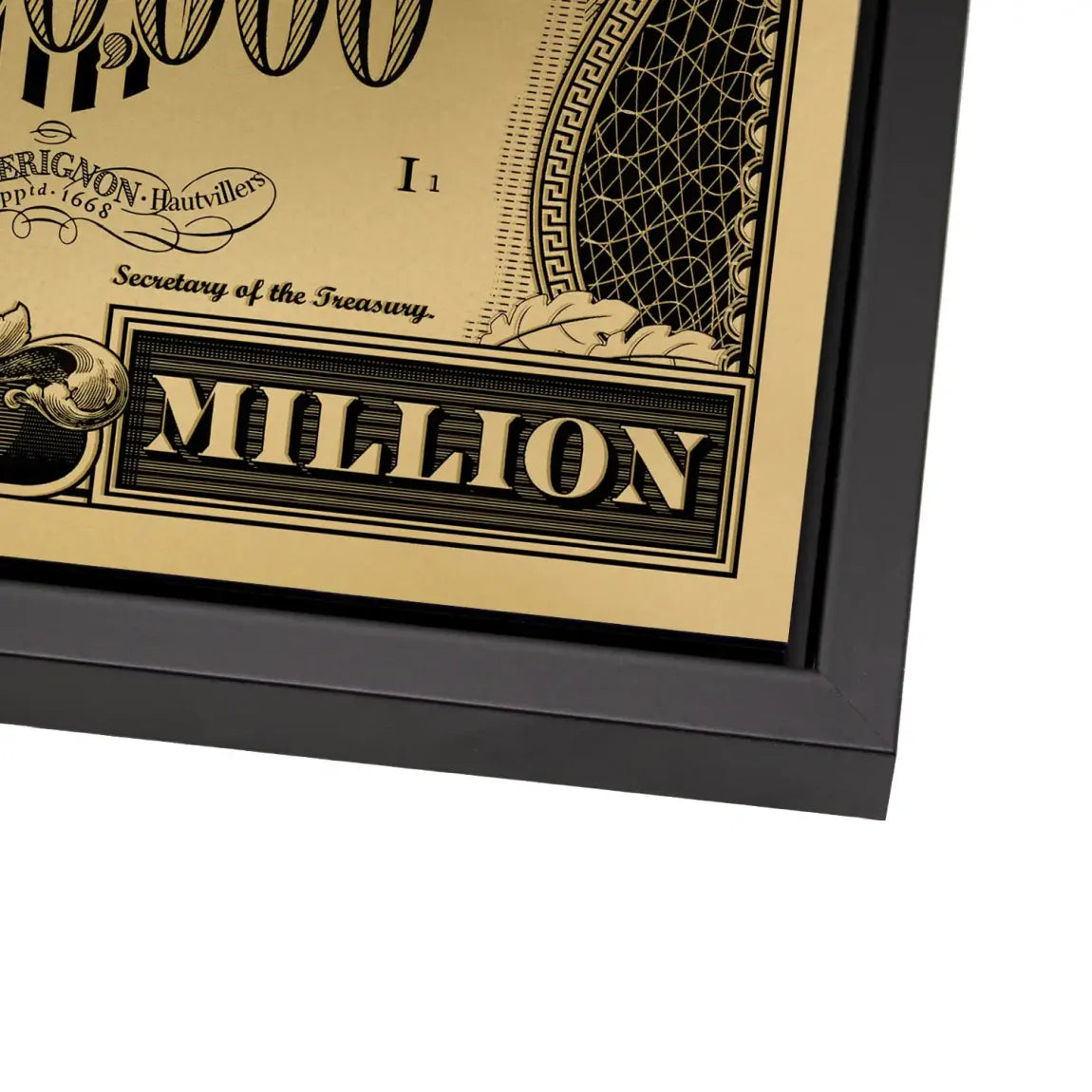 Donald Duck Goldfinger Instinct Pop Art Dollar AluDibond Bild INGALERIE