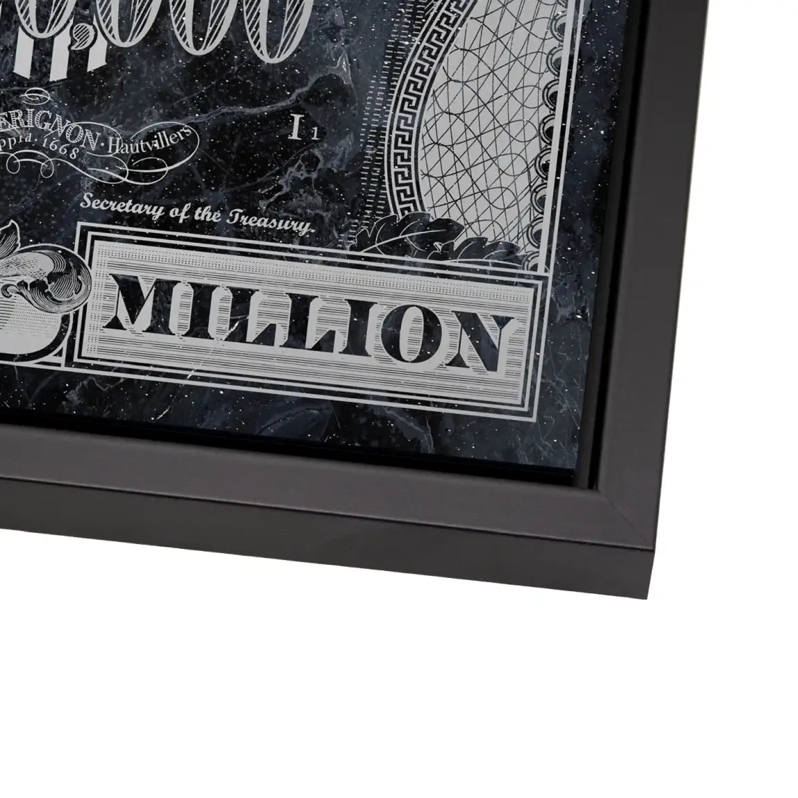 Dagobert Duck Totenkopf Black Dollar AluDibond Bild INGALERIE