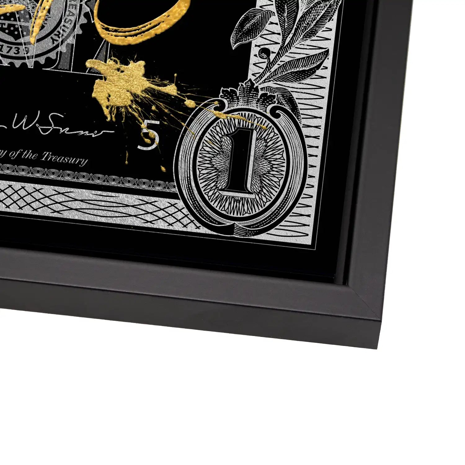 Monney Never Sleeps Dollar Style AluDibond Bild INGALERIE