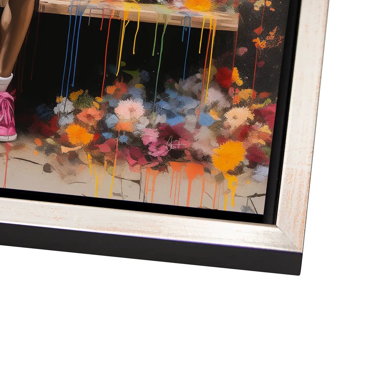 Remember Banksy Style AluDibond Bild INGALERIE