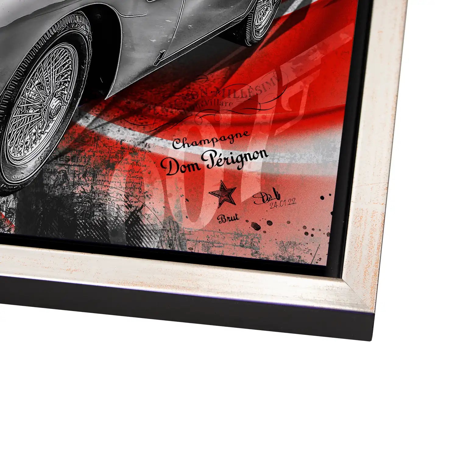 James Bond Martini Art AluDibond Bild INGALERIE