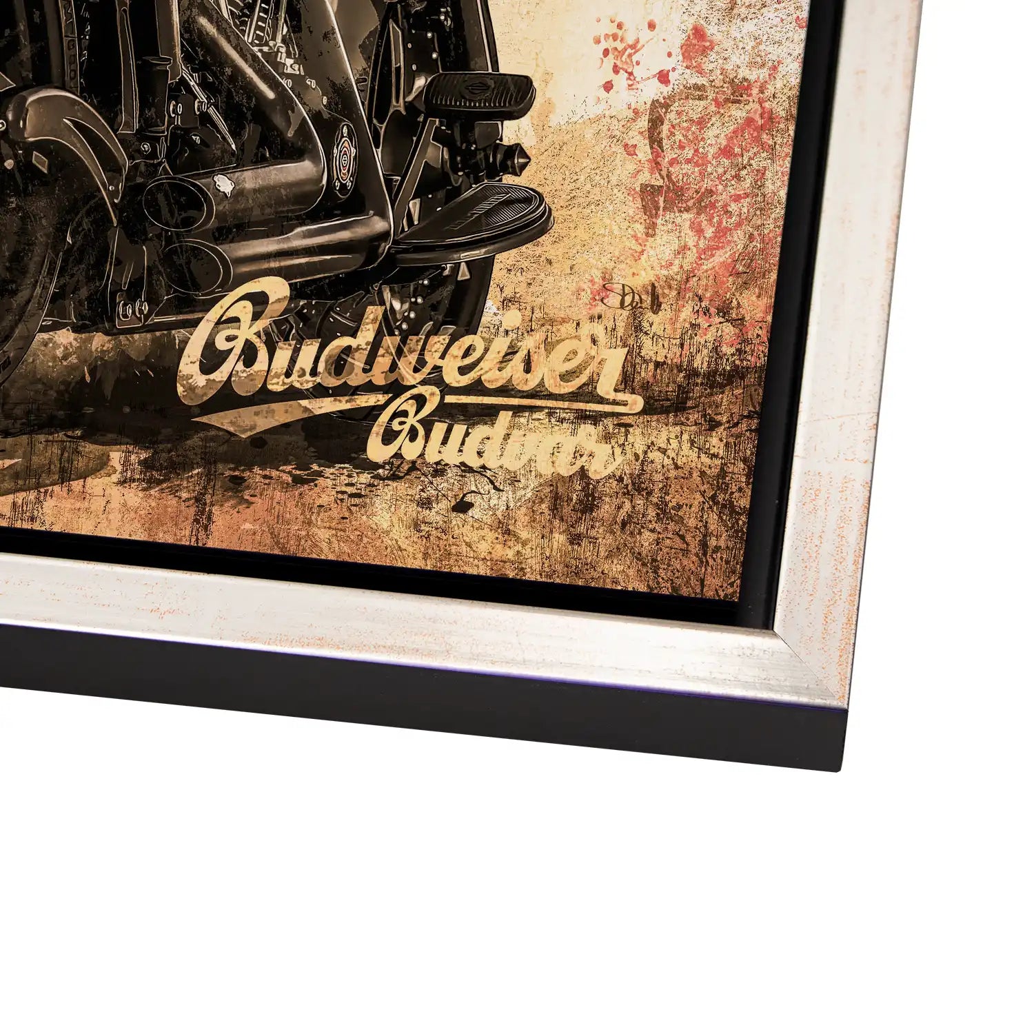 Harley USA Pop Art Retro AluDibond Bild INGALERIE