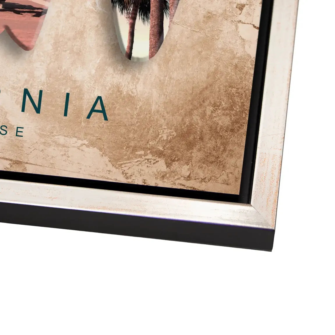 California Coast Art Alu Dibond Bild