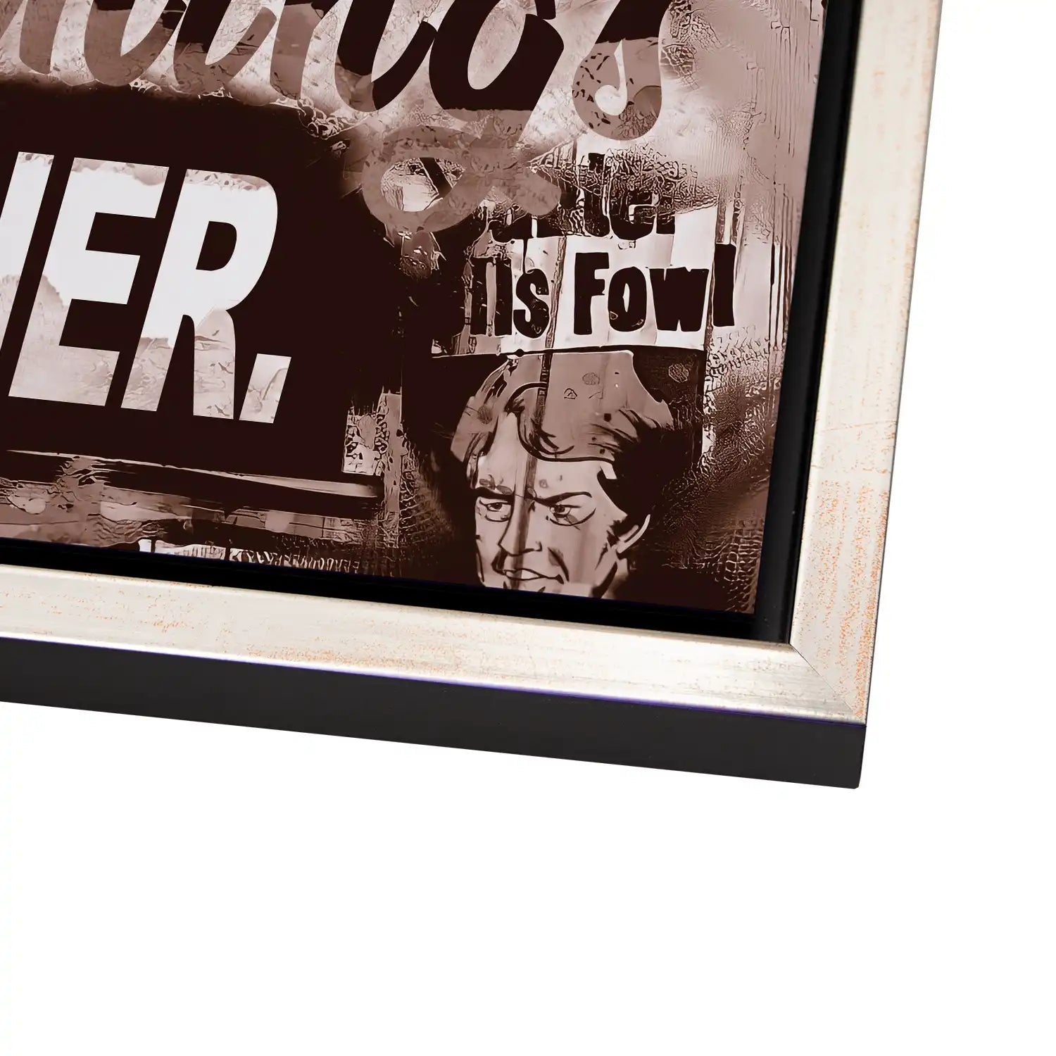 Micky & Minnie Gangster Retro Style AluDibond Bild INGALERIE