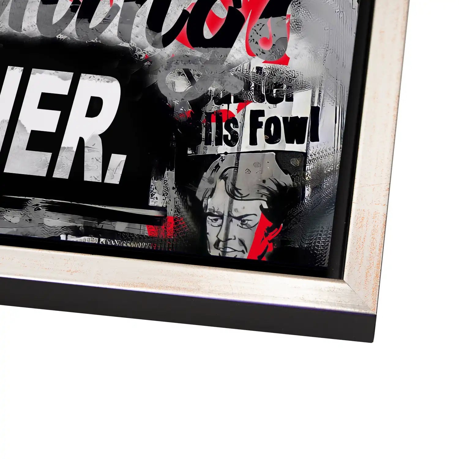 Micky & Minnie Gangster Streetart AluDibond Bild INGALERIE