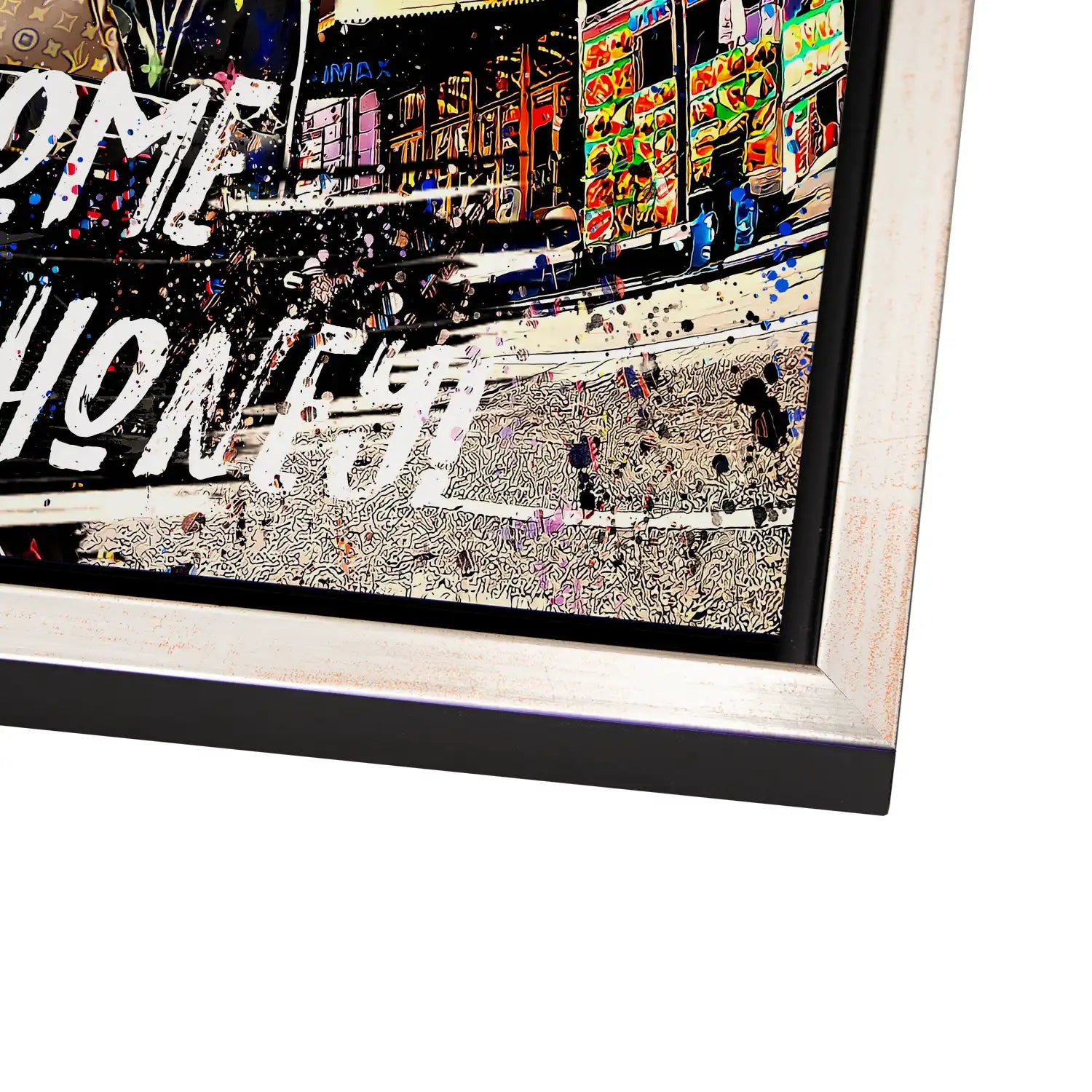 Micky & Minnie Gangster Goes Shopping AluDibond Bild INGALERIE