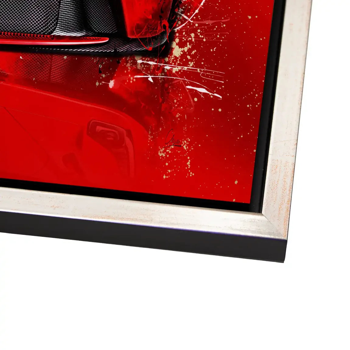 Red Velocity La Ferrari AluDibond Bild