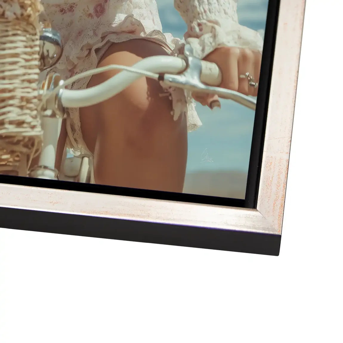 Blütenmädchen Alu Dibond Bild