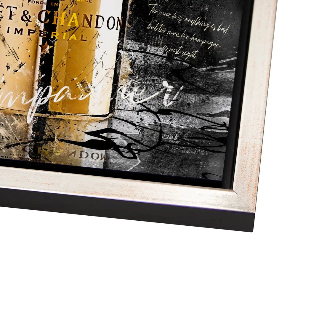 Champagner Lifestyle AluDibond Bild INGALERIE