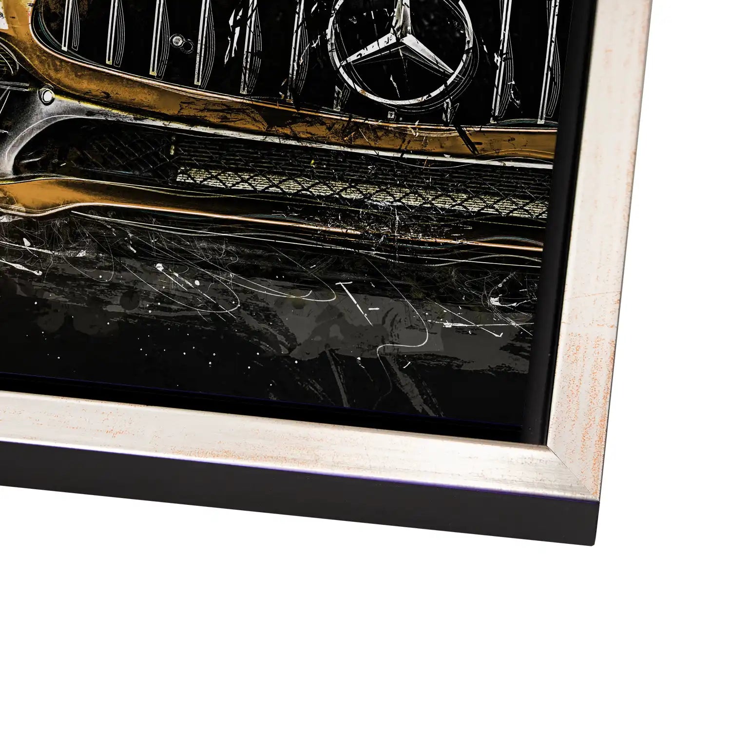 Mercedes AMG GT Modern Art AluDibond Bild INGALERIE