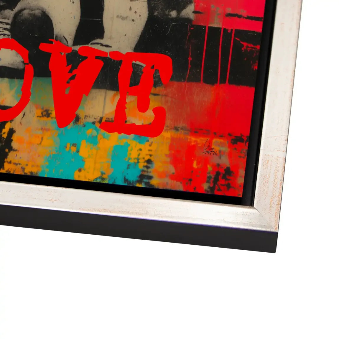 Need Love Art Alu Dibond Wandbild