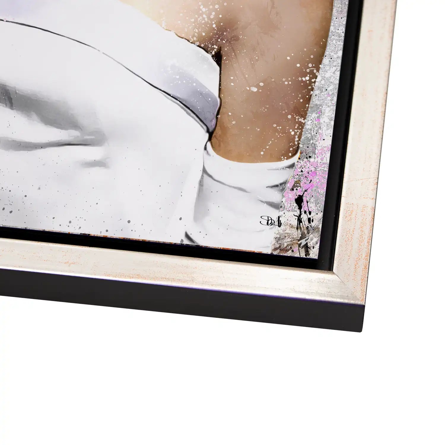 Audrey Hepburn Silver Style Pop Art AluDibond Bild INGALERIE