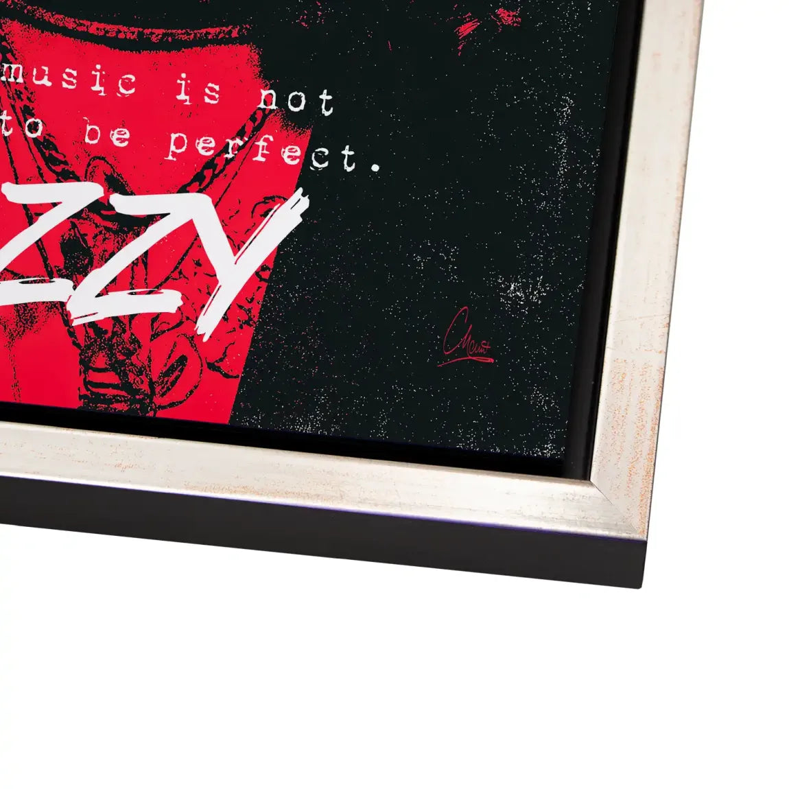 Ozzy Rock Spirit Alu Dibond Bild