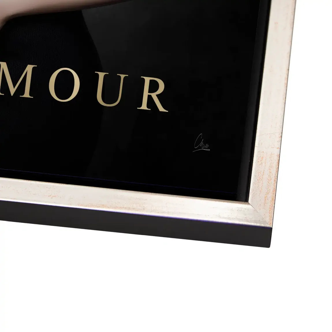 Audrey Glam Noir Alu Dibond Bild