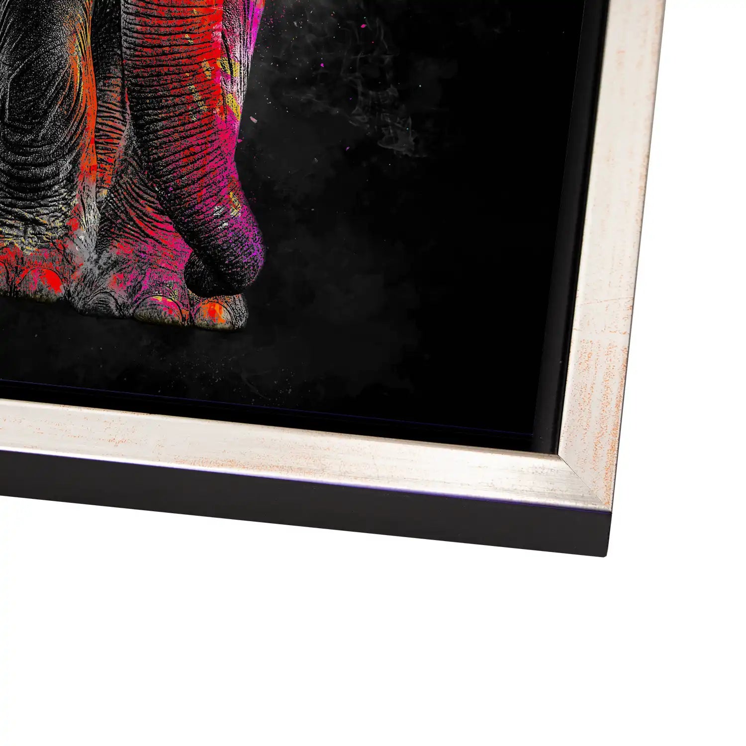 Elefant Color Style AluDibond Bild INGALERIE