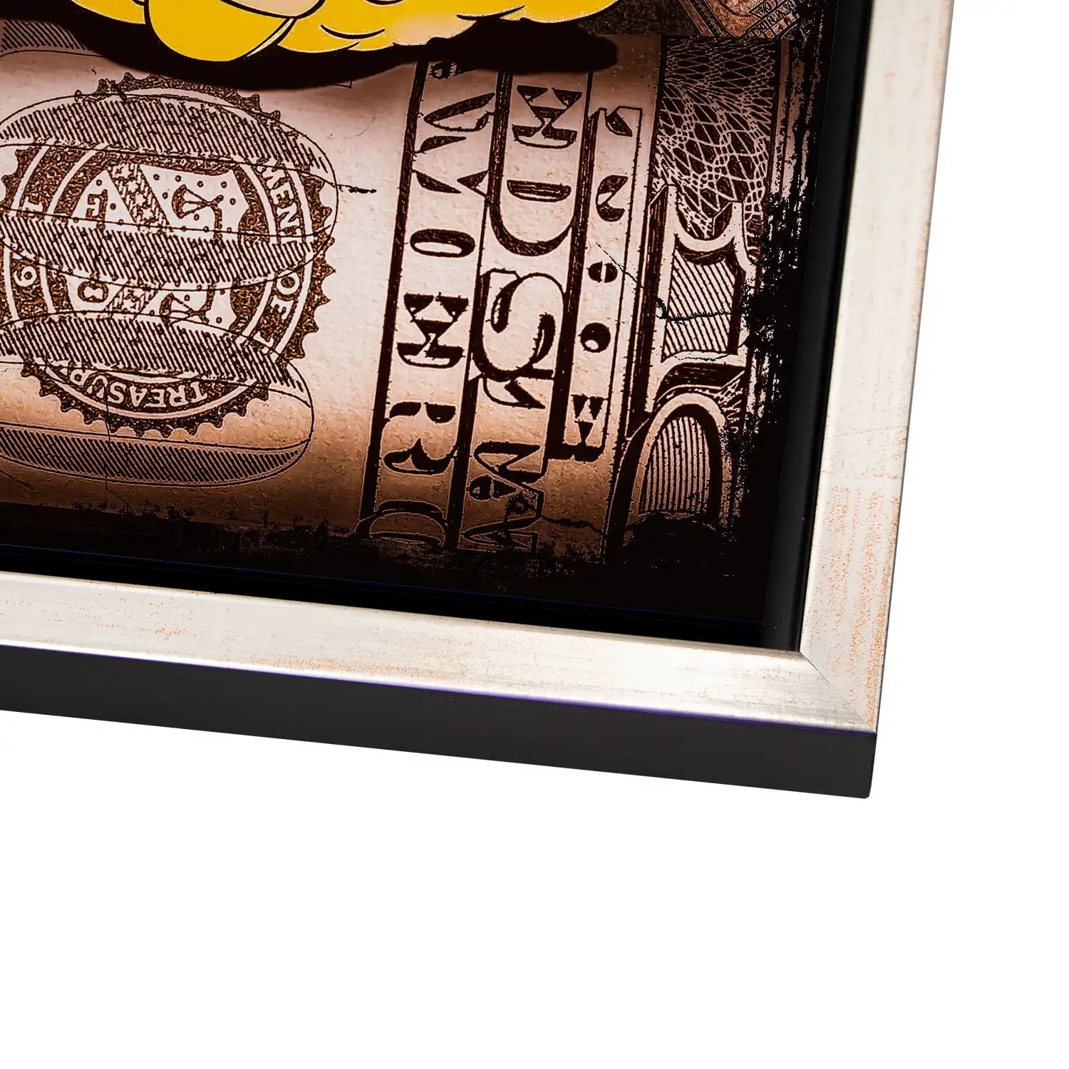 Dagobert Money Vintage Style AluDibond Bild INGALERIE
