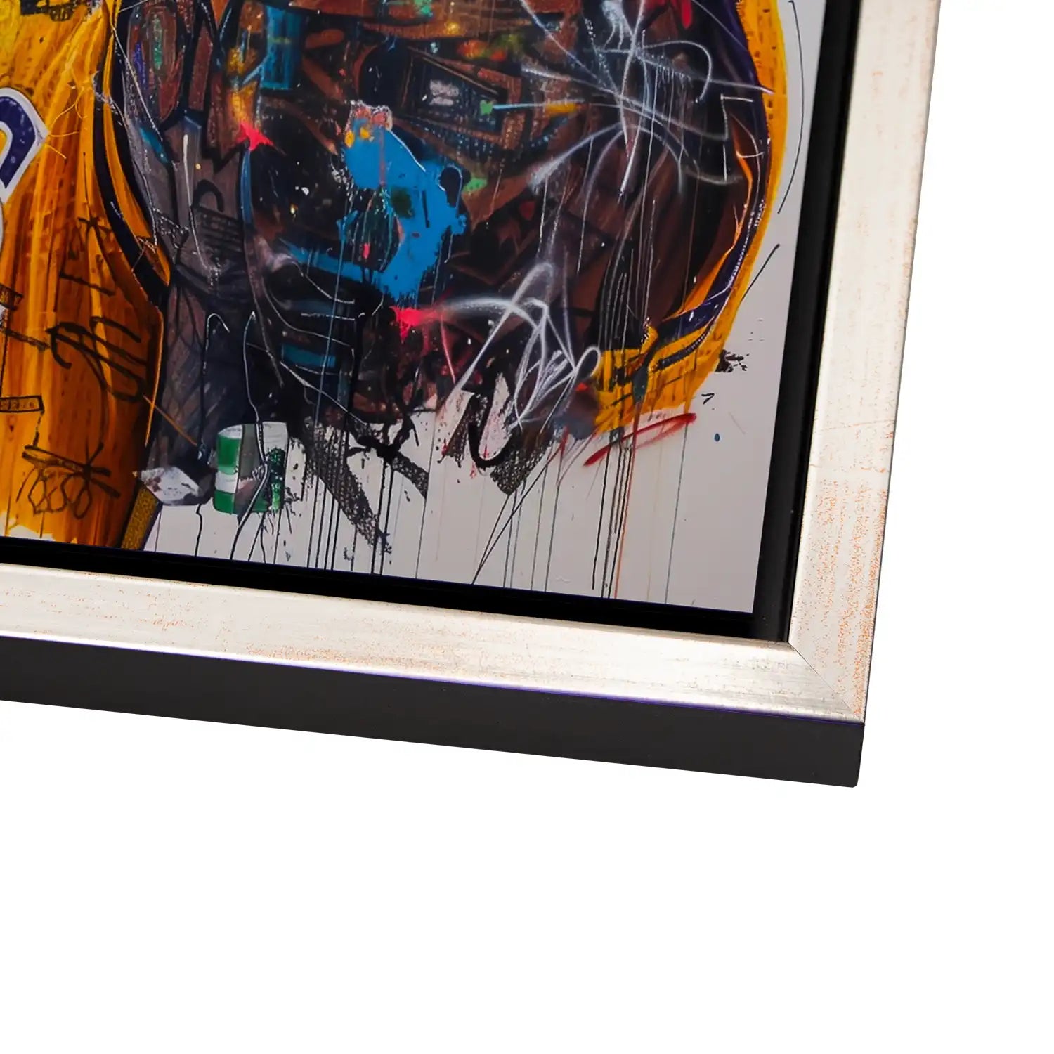 Kobe Basketball Graffiti AluDibond Bild INGALERIE