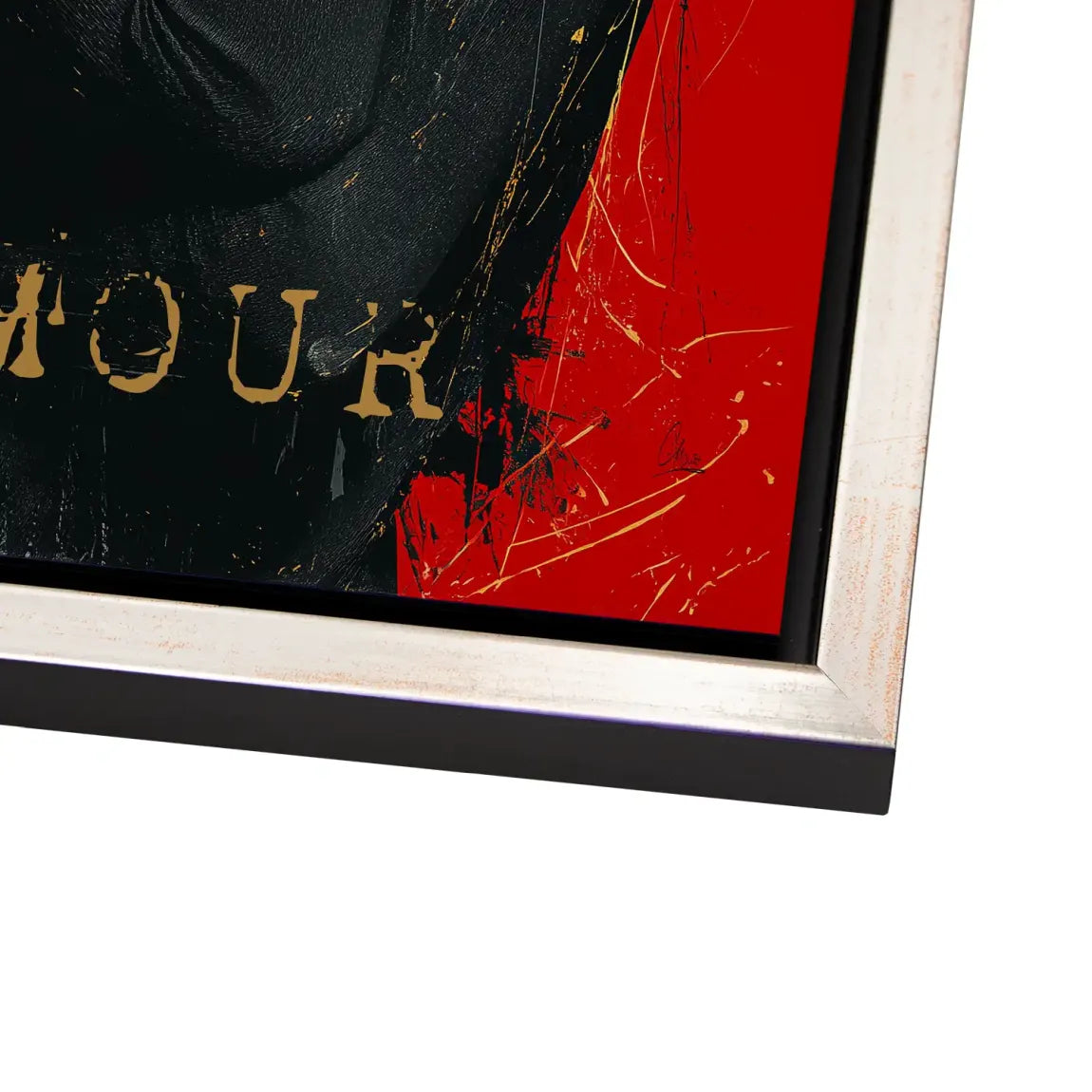 Audrey Hepburn Red Glamour Alu Dibond Bild