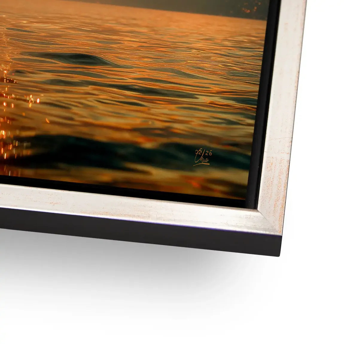 Abendlichter AluDibond Bild