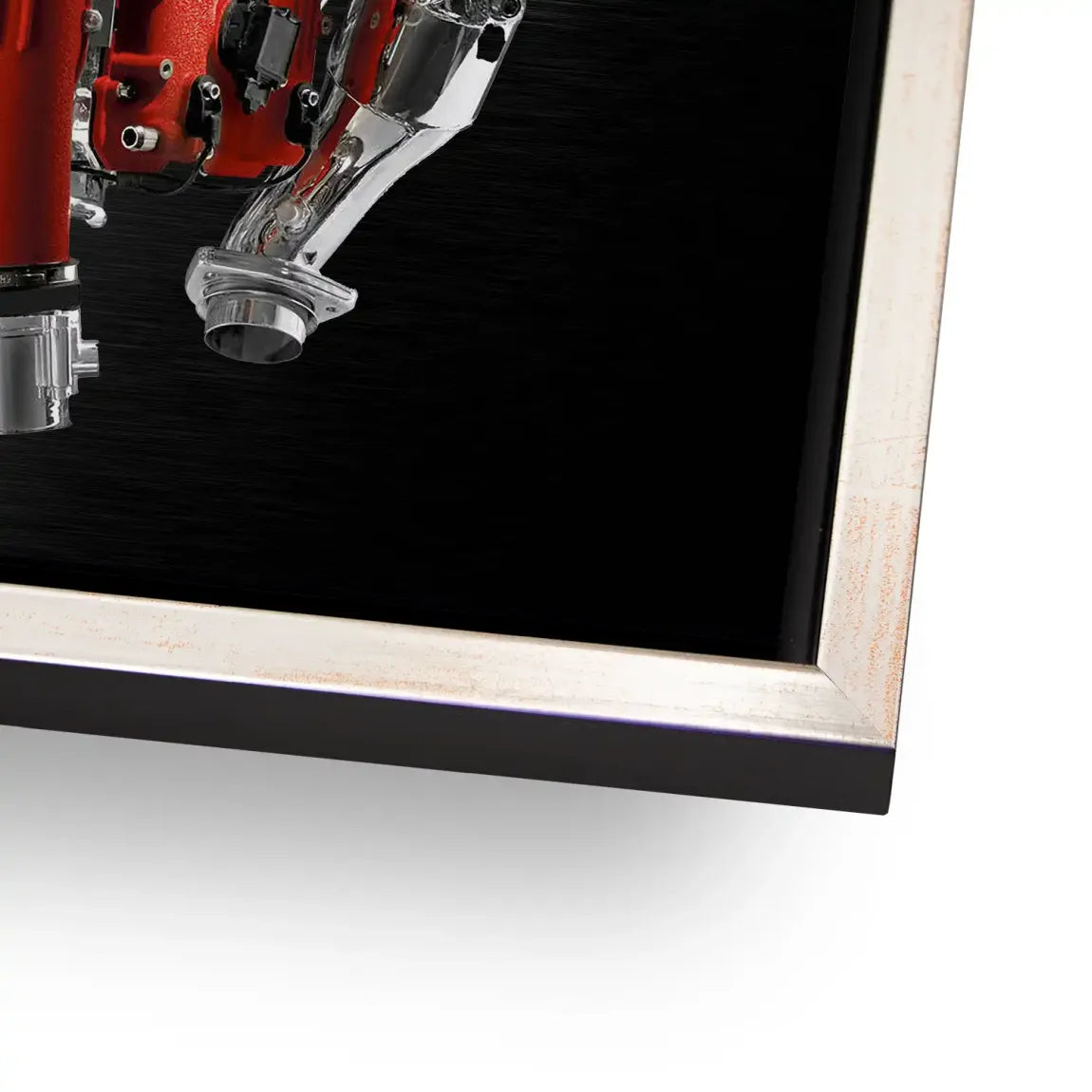 Corvette C8 Motor AluDibond Bild