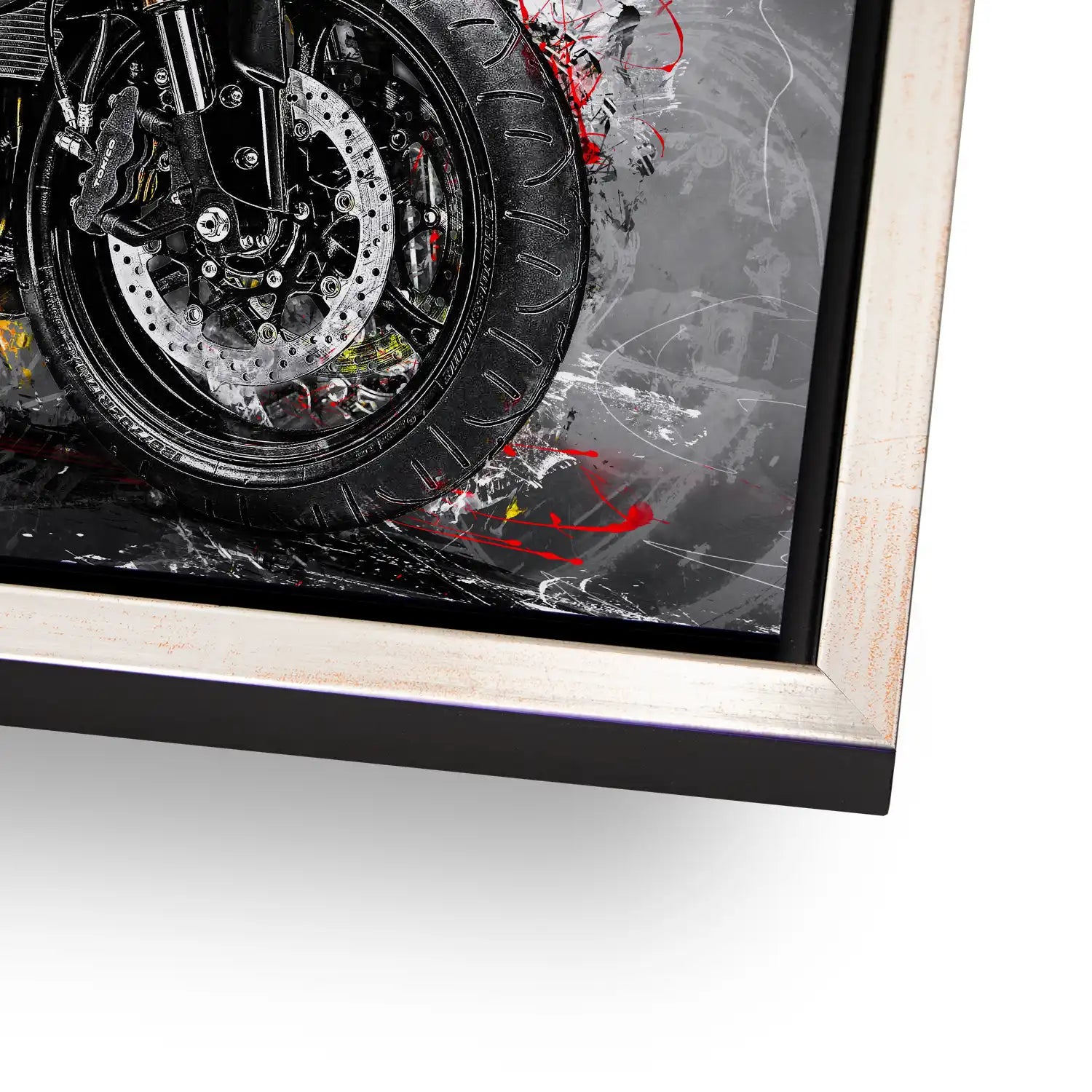 Suzuki GSXR 600 Abstrakt Black AluDibond Bild INGALERIE