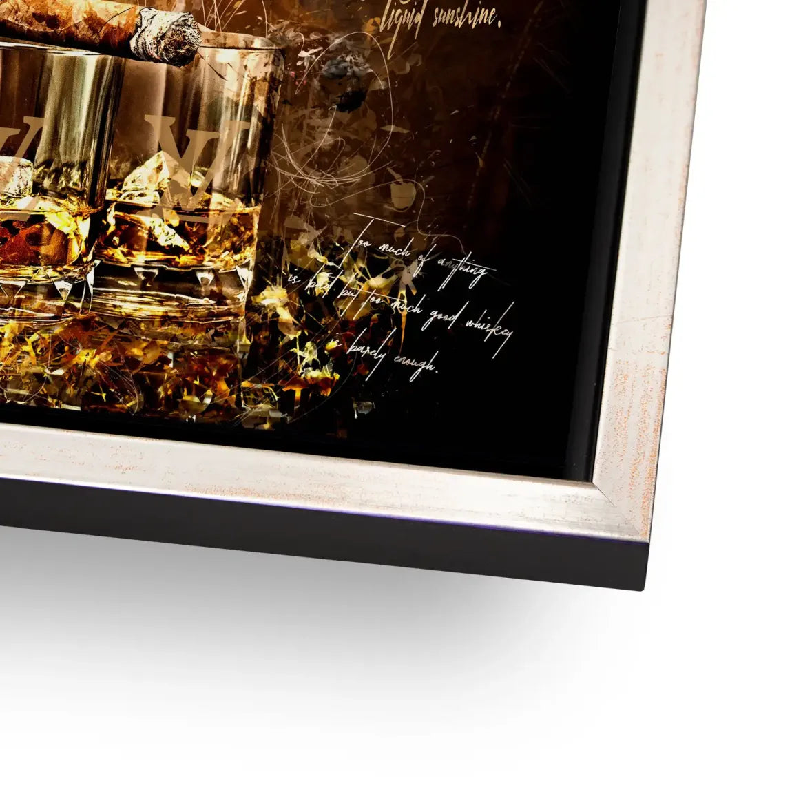 Whisky Lounge Art Alu Dibond Bild INGALERIE