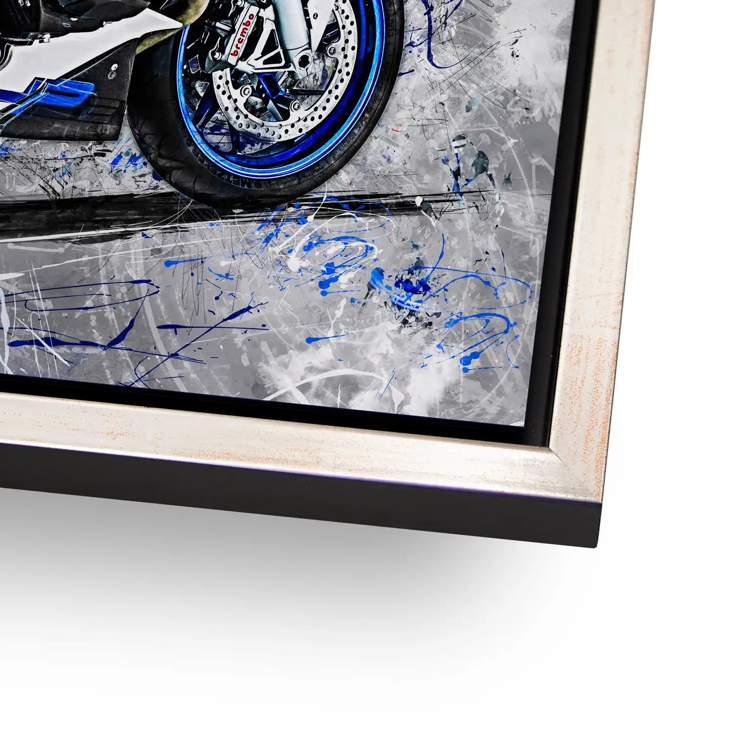 BMW HP2 Abstrakt Art AluDibond Bild INGALERIE