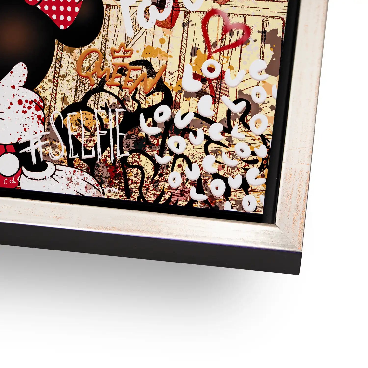 Micky & Minnie Love Retro AluDibond Bild INGALERIE