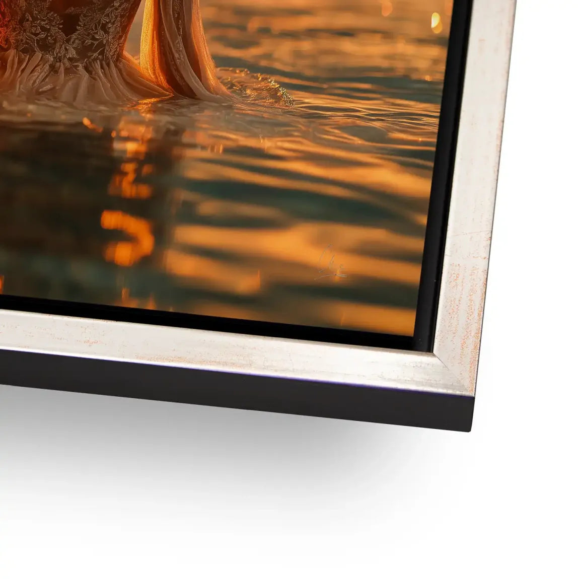 Golden Lights AluDibond Bild