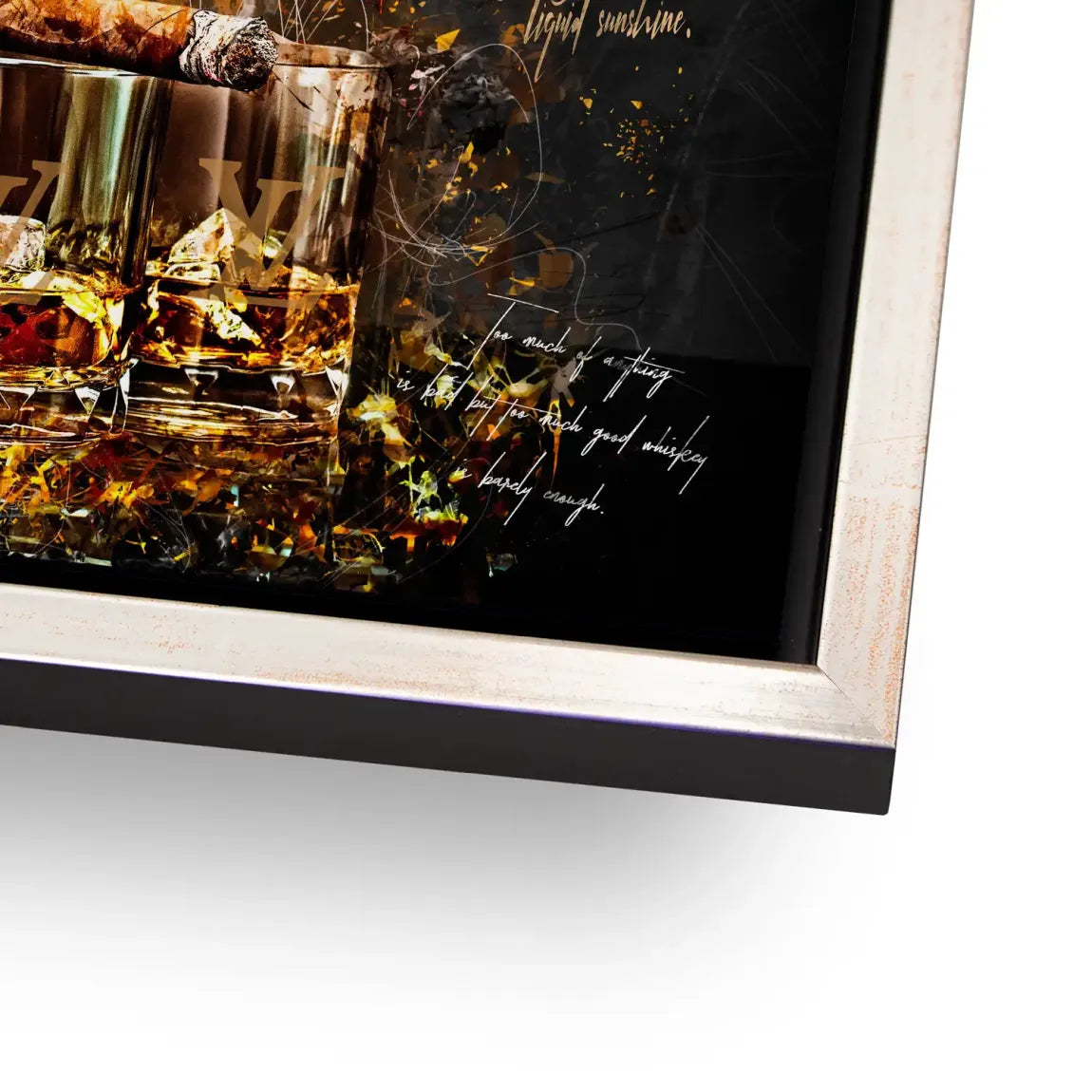 Whisky Lifestyle Art Alu Dibond Bild INGALERIE