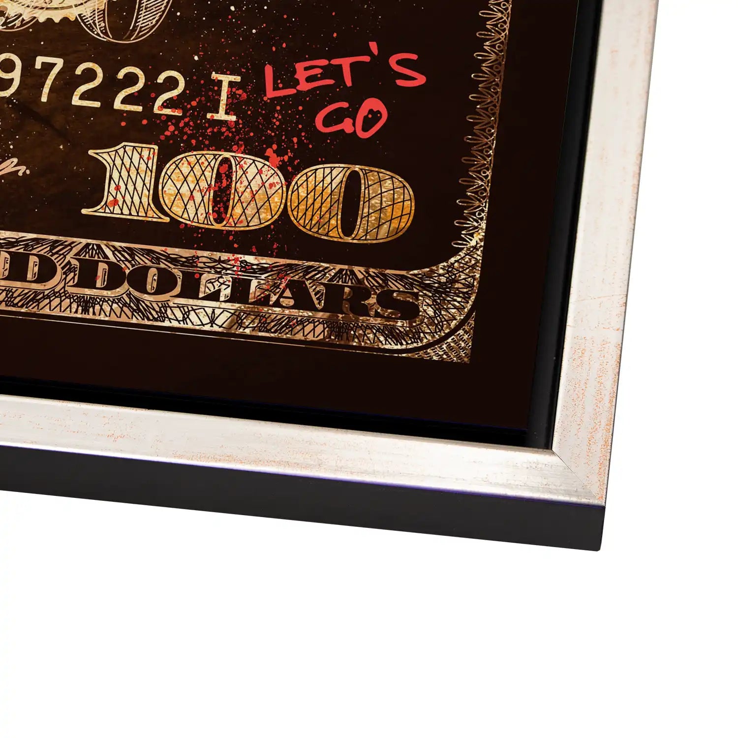 Dagobert Retro Dollar Alu Dibond Bild INGALERIE