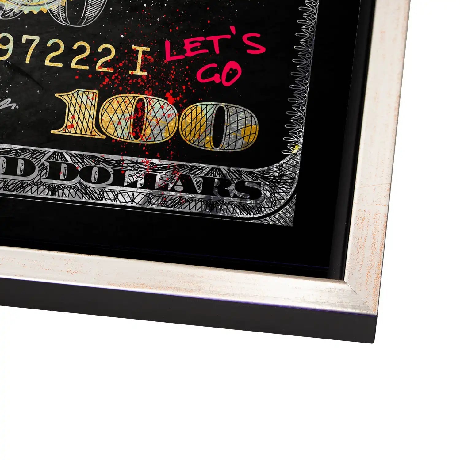 Dagobert Money Never Sleeps Dollar Dark AluDibond Bild INGALERIE