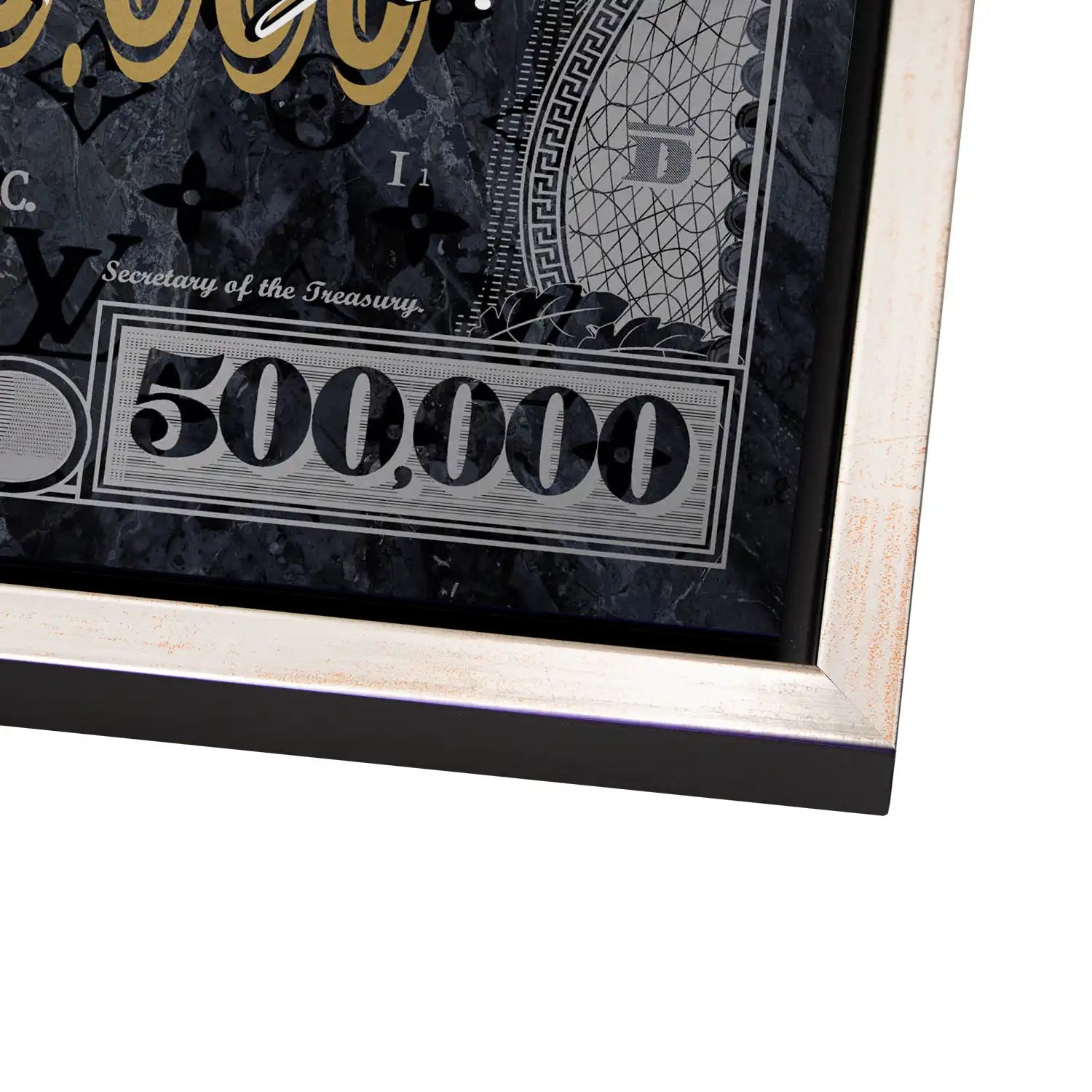 Micky Goofy Donald Dollar AluDibond Bild INGALERIE