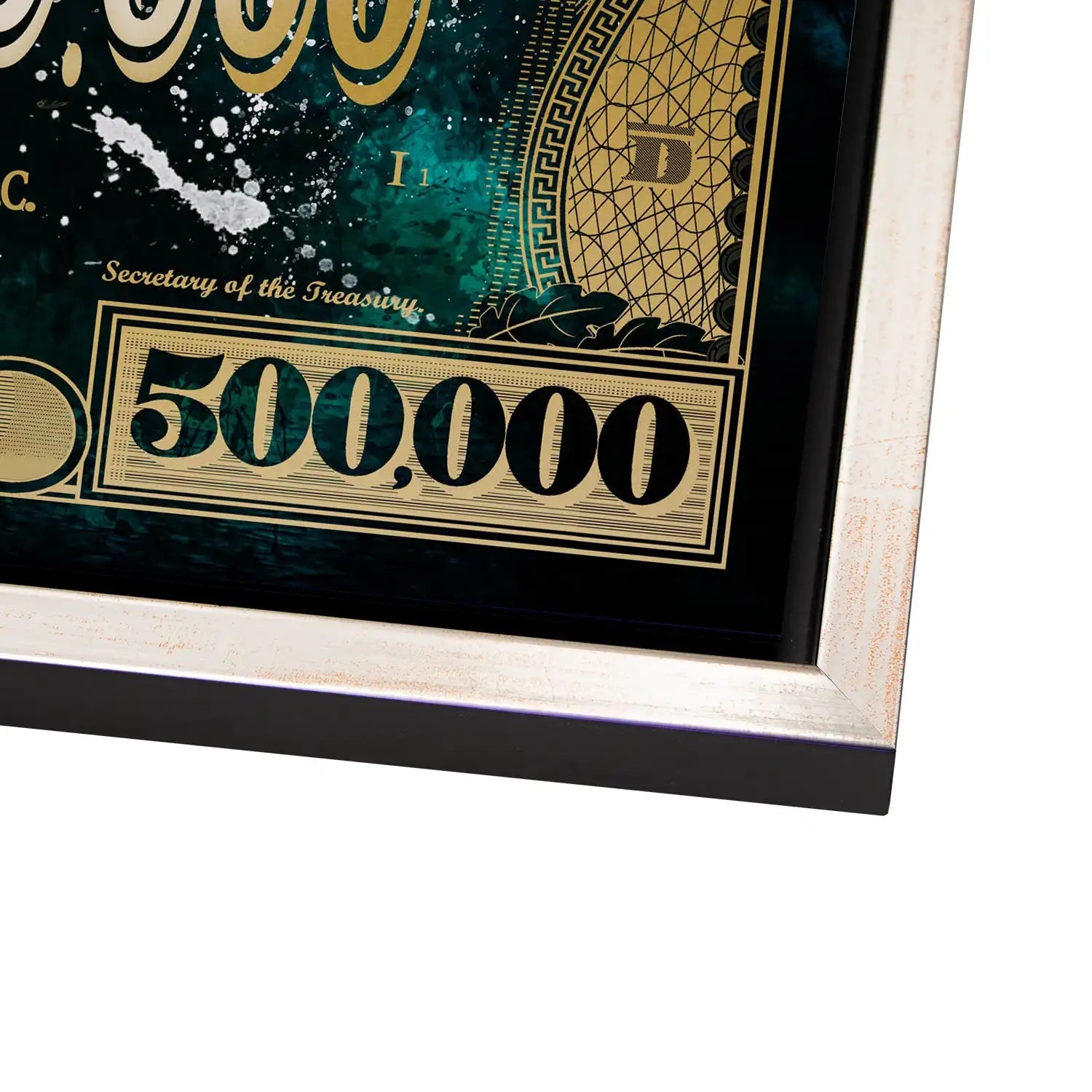 Dagobert Green Scrooge Dollar AluDibond Bild INGALERIE