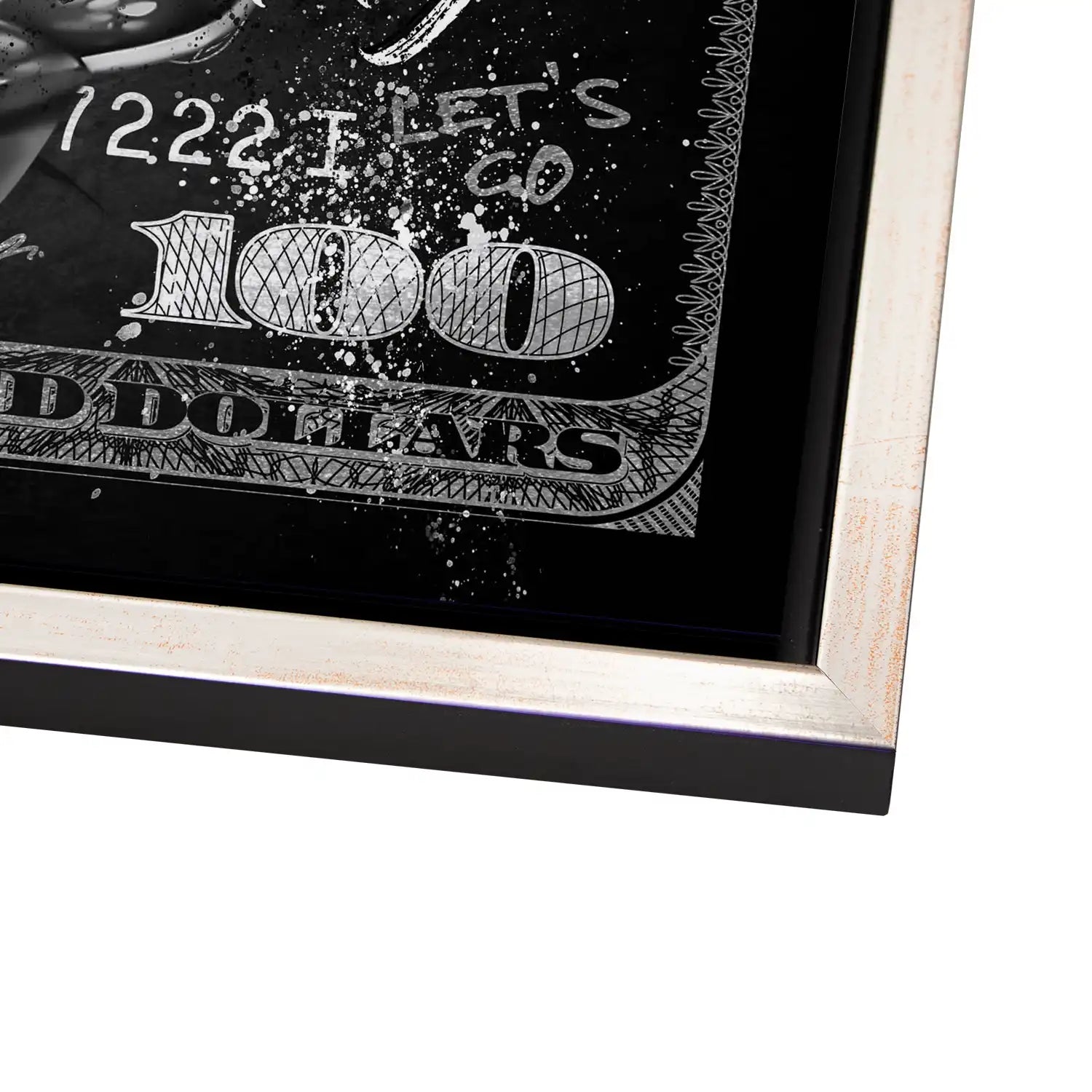 Dagobert More Money Black Dollar AluDibond Bild INGALERIE
