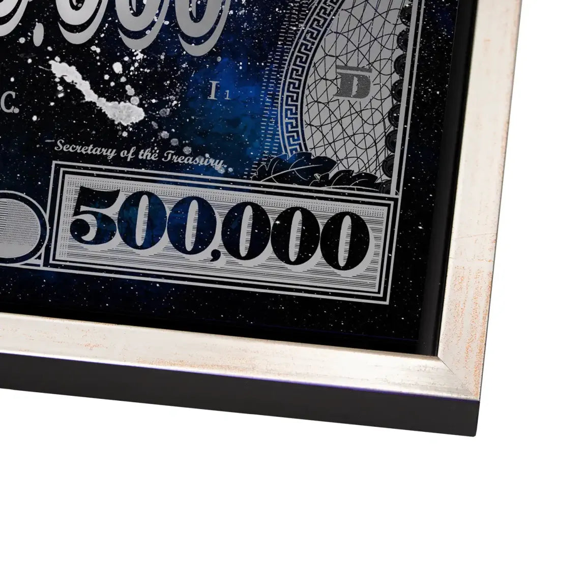 Donald & Daisy Duck Blue Pop Art Dollar AluDibond Bild INGALERIE
