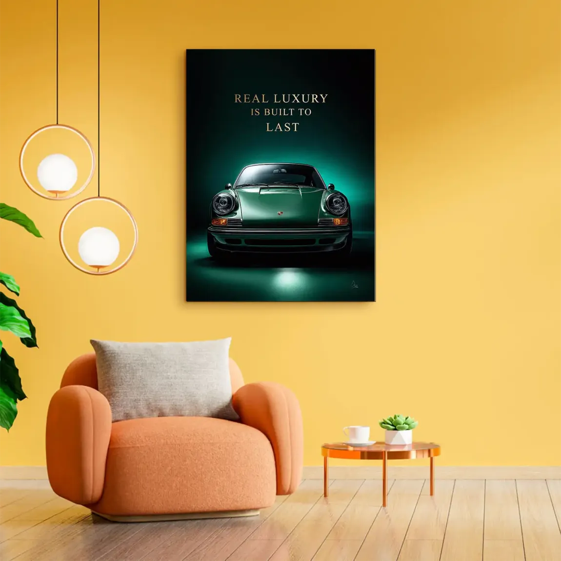 Heritage 911 Porsche Alu Dibond Bild