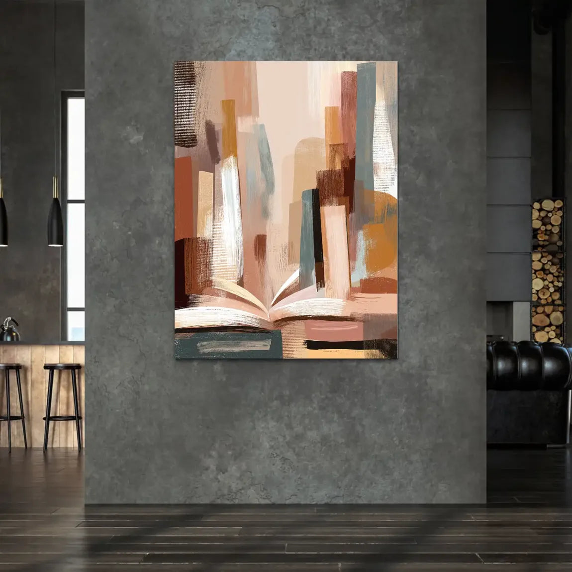 Open Mind Abstrakt Alu Dibond Bild
