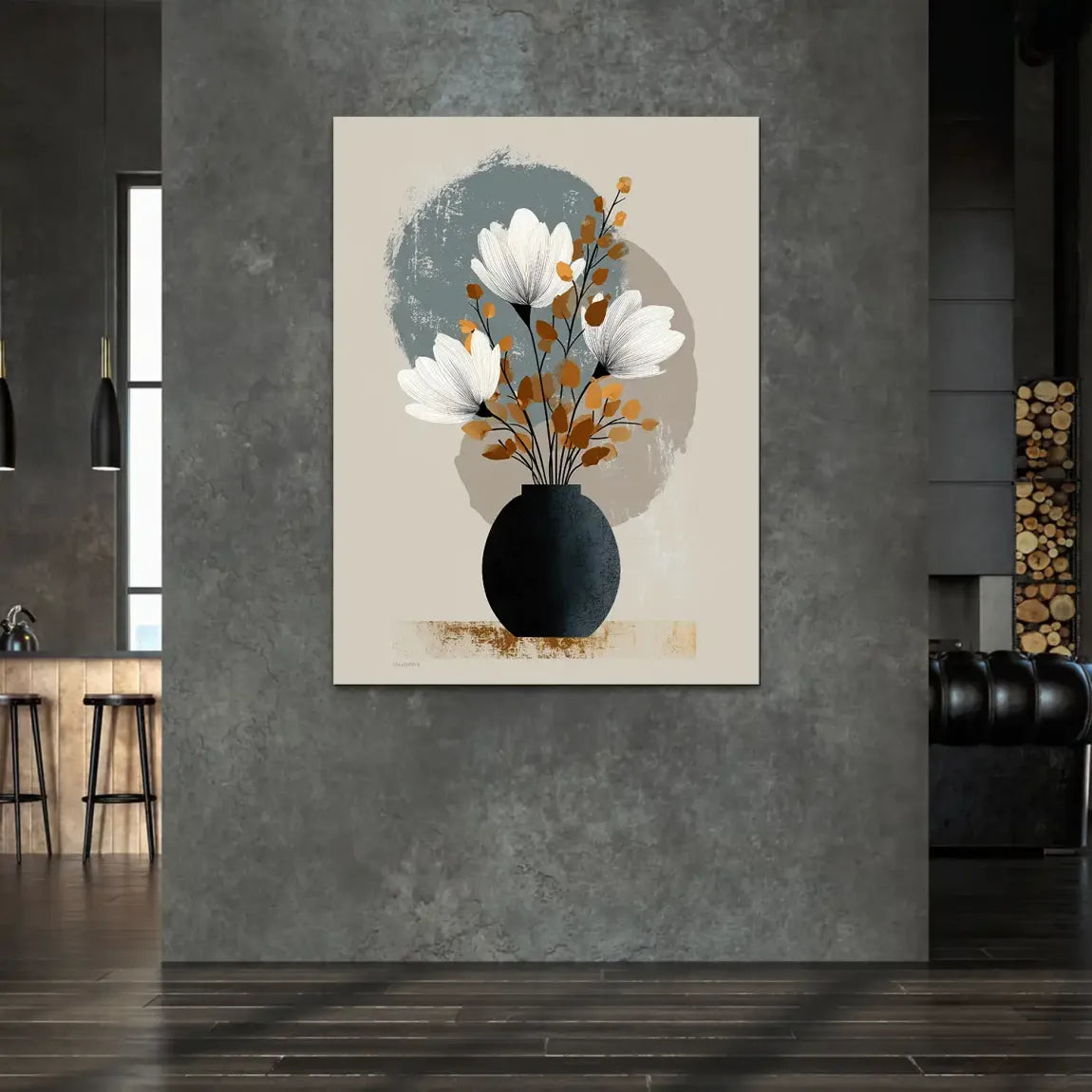Pure Natur Abstrakt Alu Dibond Bild