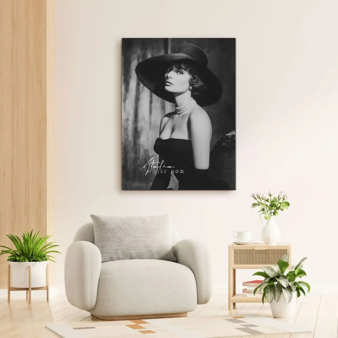 Sophia Loren Italia Alu Dibond Wandbild