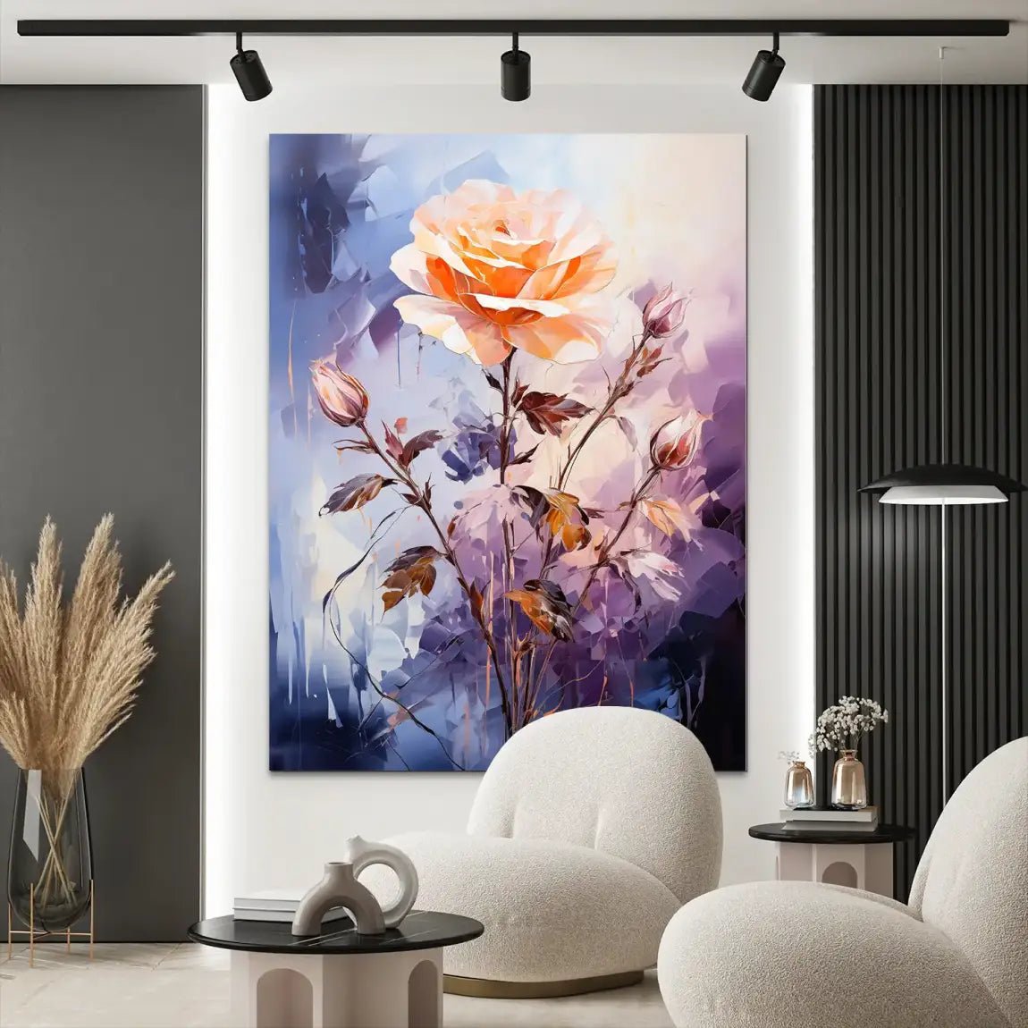 Flower Abstrakt Nr.23 Alu Dibond Bild INGALERIE