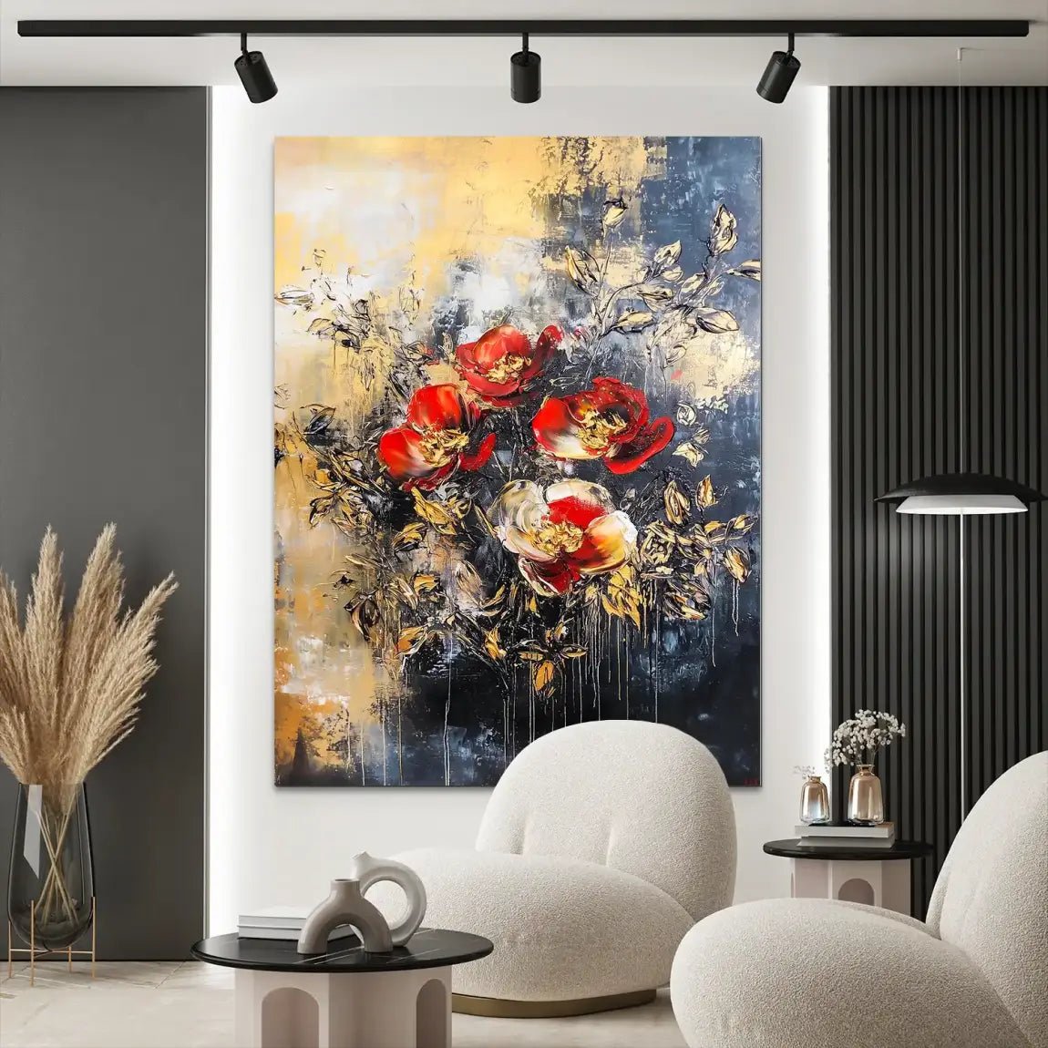 Flower Abstrakt Nr.11 Alu Dibond Bild INGALERIE