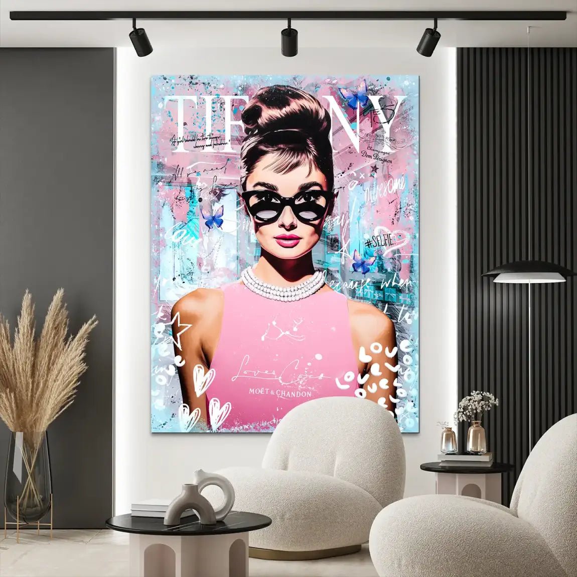 Audrey Tiffany Nr.5 Alu Dibond Bild INGALERIE