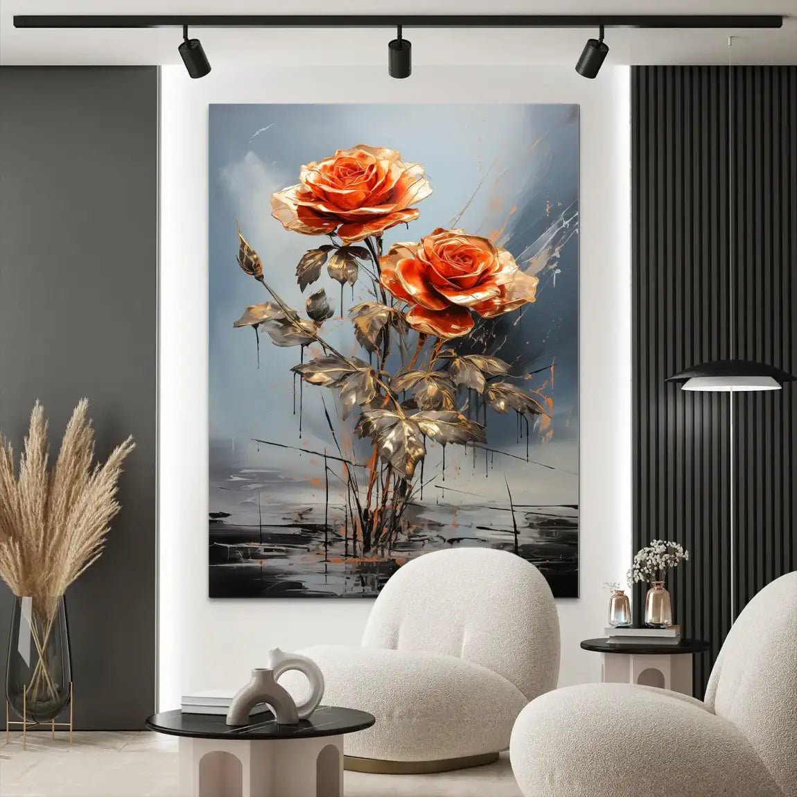 Flower Abstrakt Nr.21 Alu Dibond Bild INGALERIE