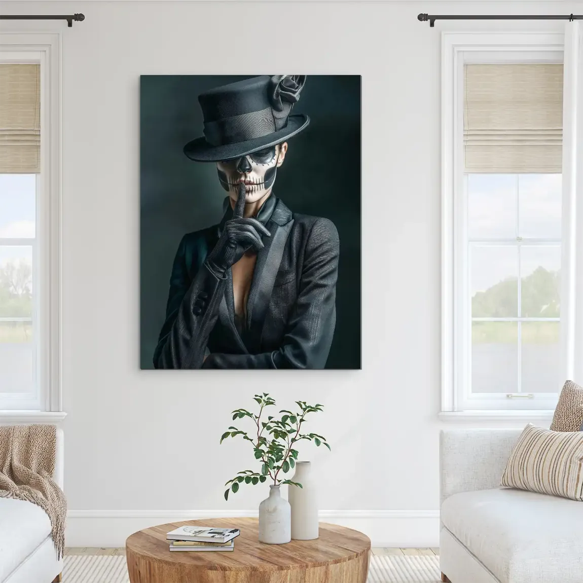 Silent la Catrina Alu Dibond Bild INGALERIE