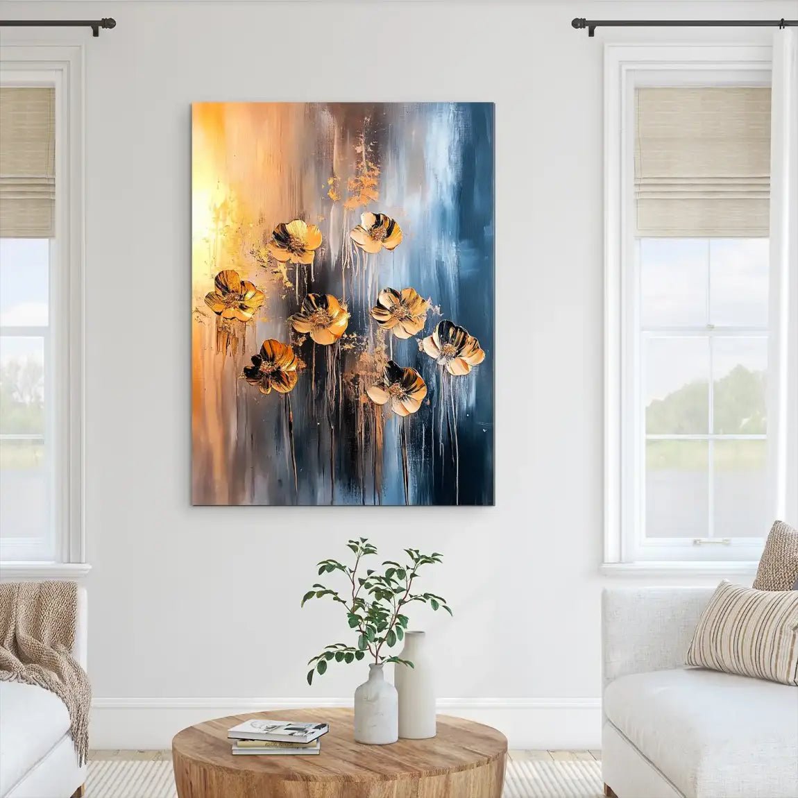 Flower Abstrakt Nr.12 Alu Dibond Bild INGALERIE