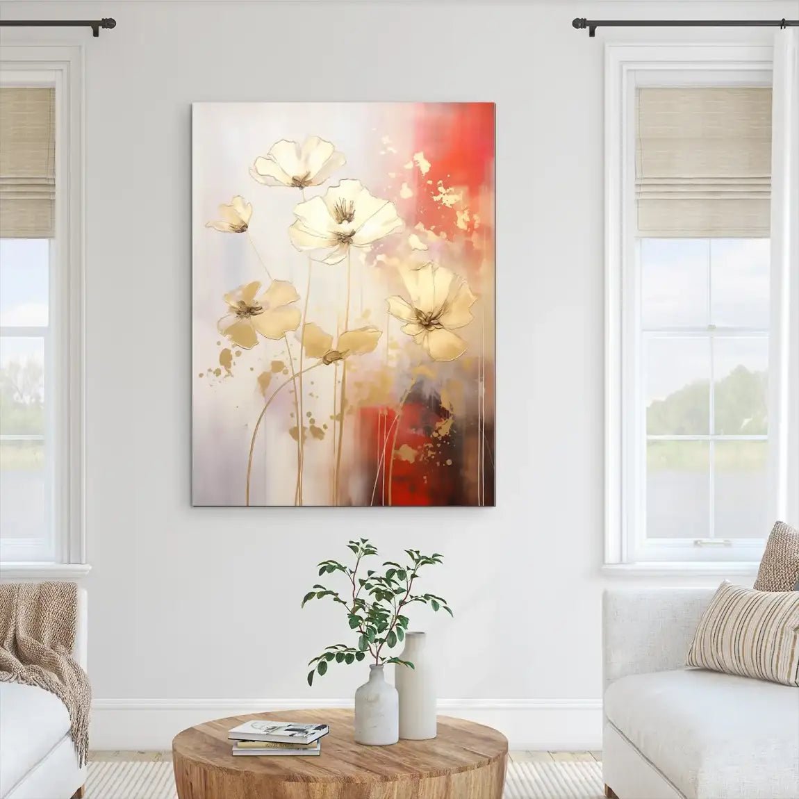 Flower Abstrakt Nr.17 Alu Dibond Bild INGALERIE