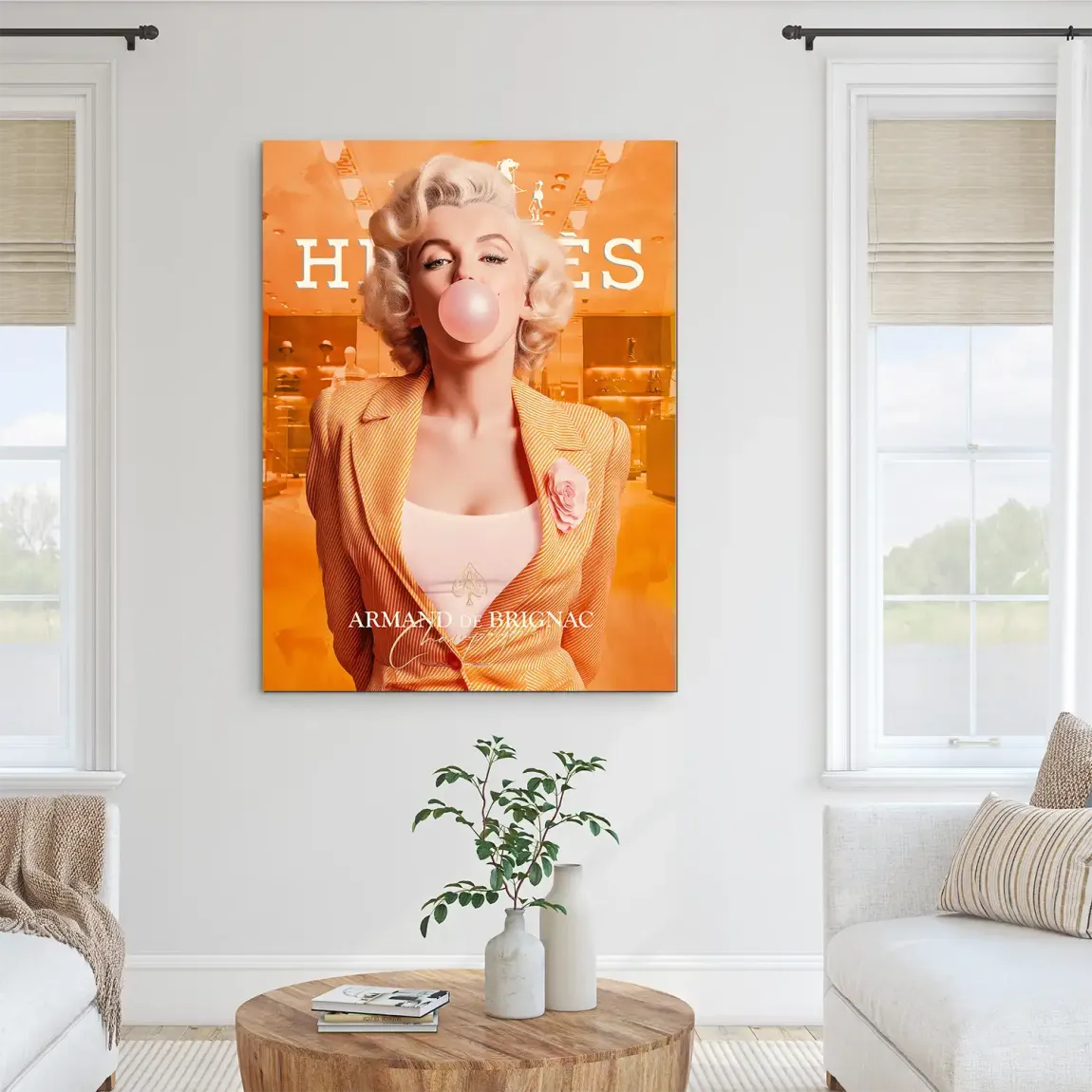 Monroe Bubble Glamour Alu Dibond Bild INGALERIE