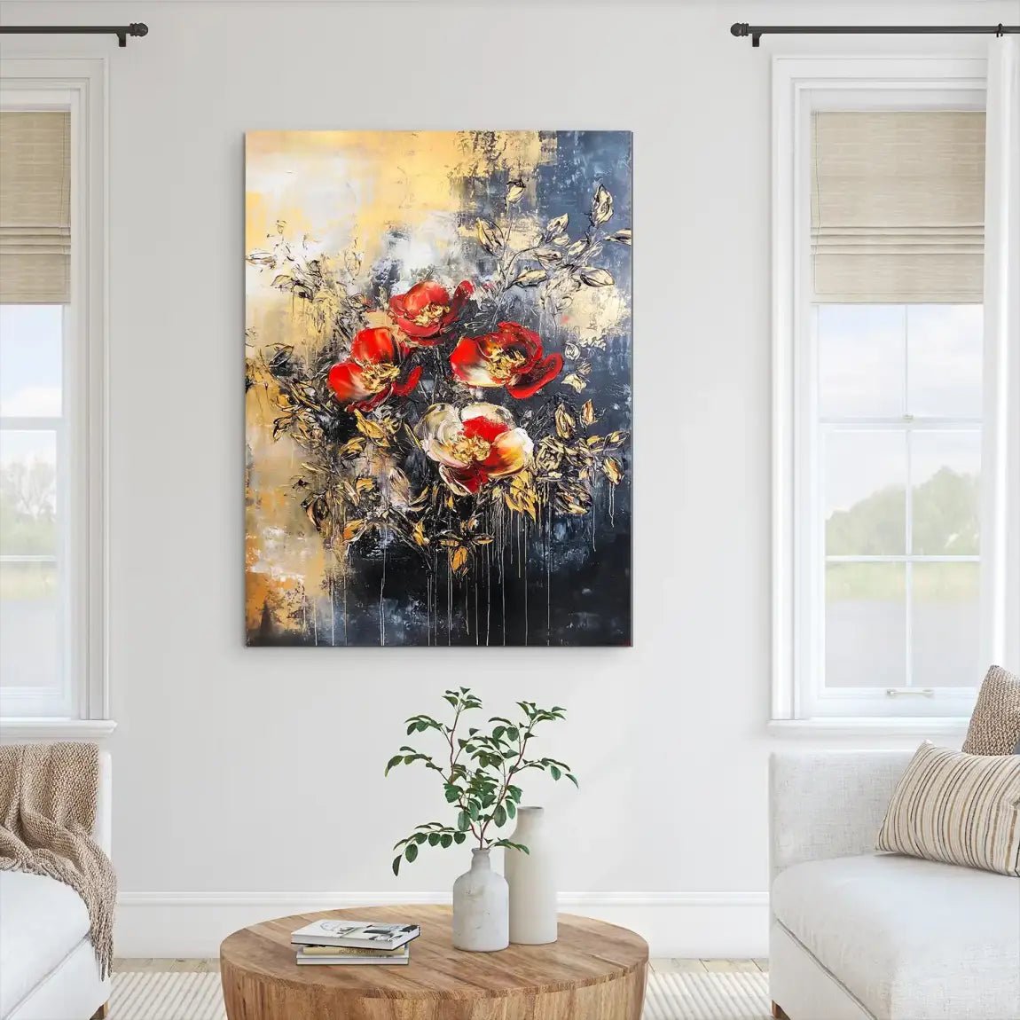 Flower Abstrakt Nr.11 Alu Dibond Bild INGALERIE