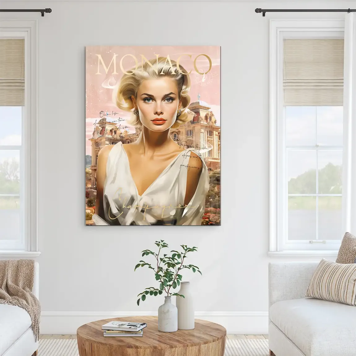 Grace Monaco Alu Dibond Bild INGALERIE